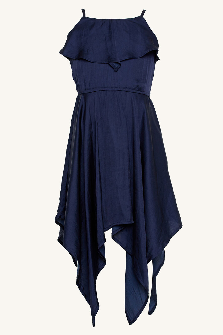 MILA HANKY DRESS in colour NAVY