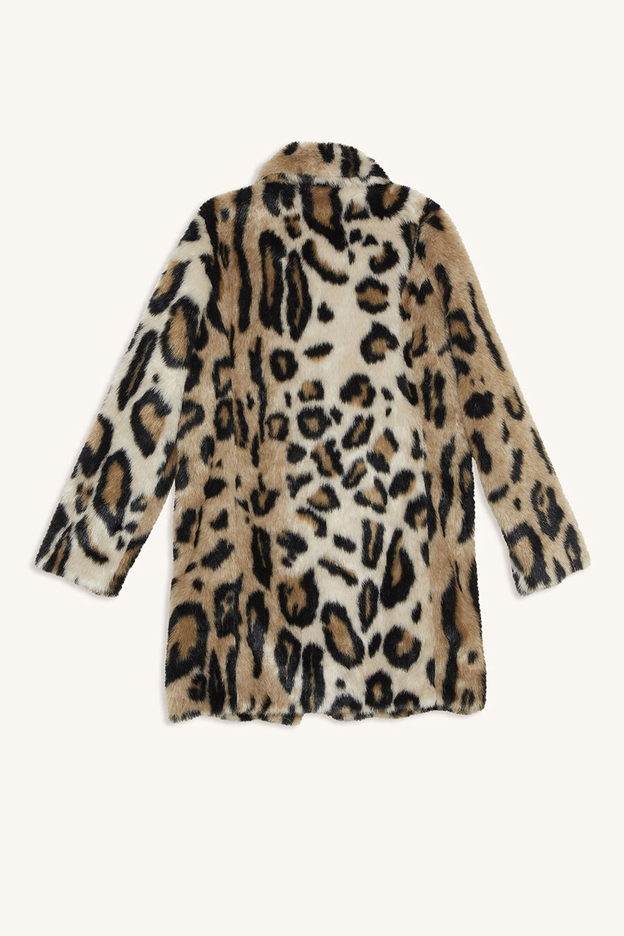 EMMA FAUX FUR COAT in colour LEOPARD