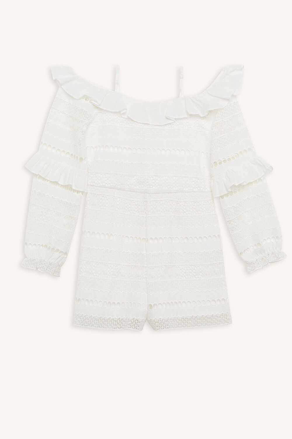 KIDS 3/4 FLARE SLEEVE PLAYSUIT 4-10 AGE OF ASTERIA