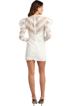 LANA LACE DRESS in colour CLOUD DANCER