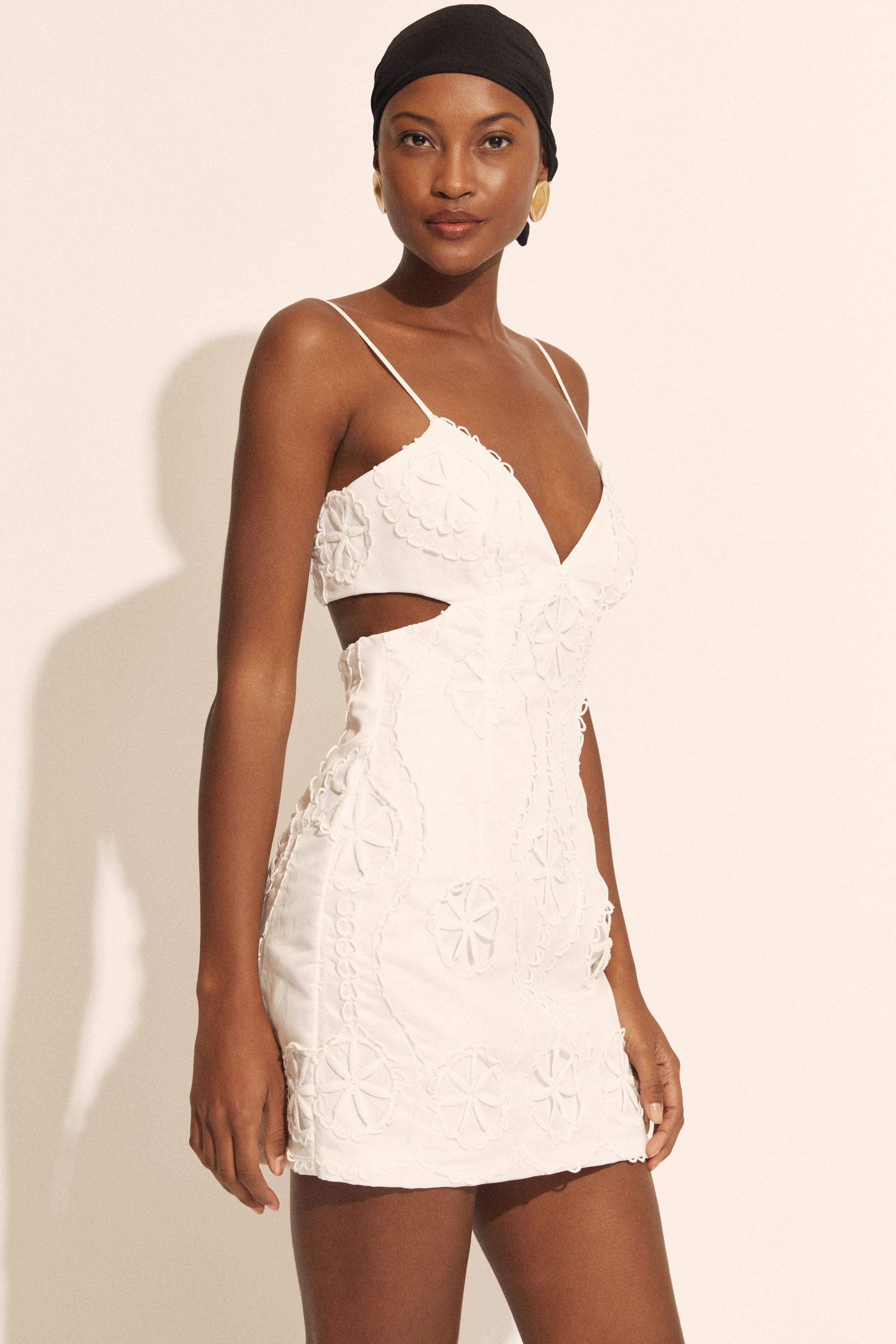Lace mini dress top