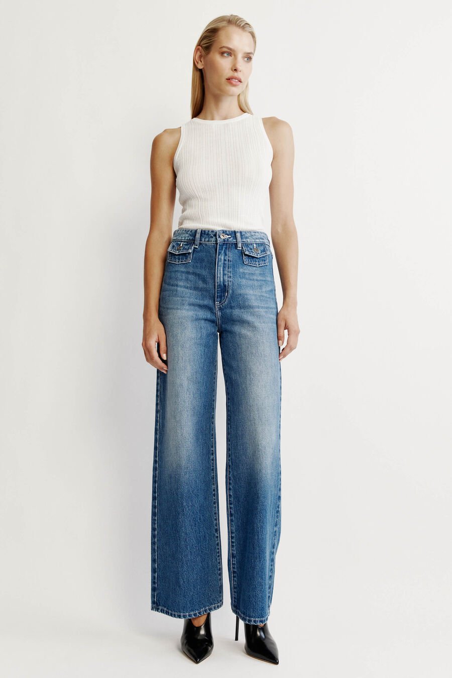 Claudina Wide Leg Jean
