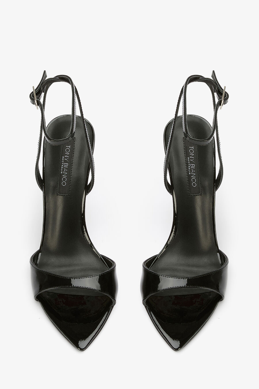 Tony Bianco Molly Black Patent Heels
