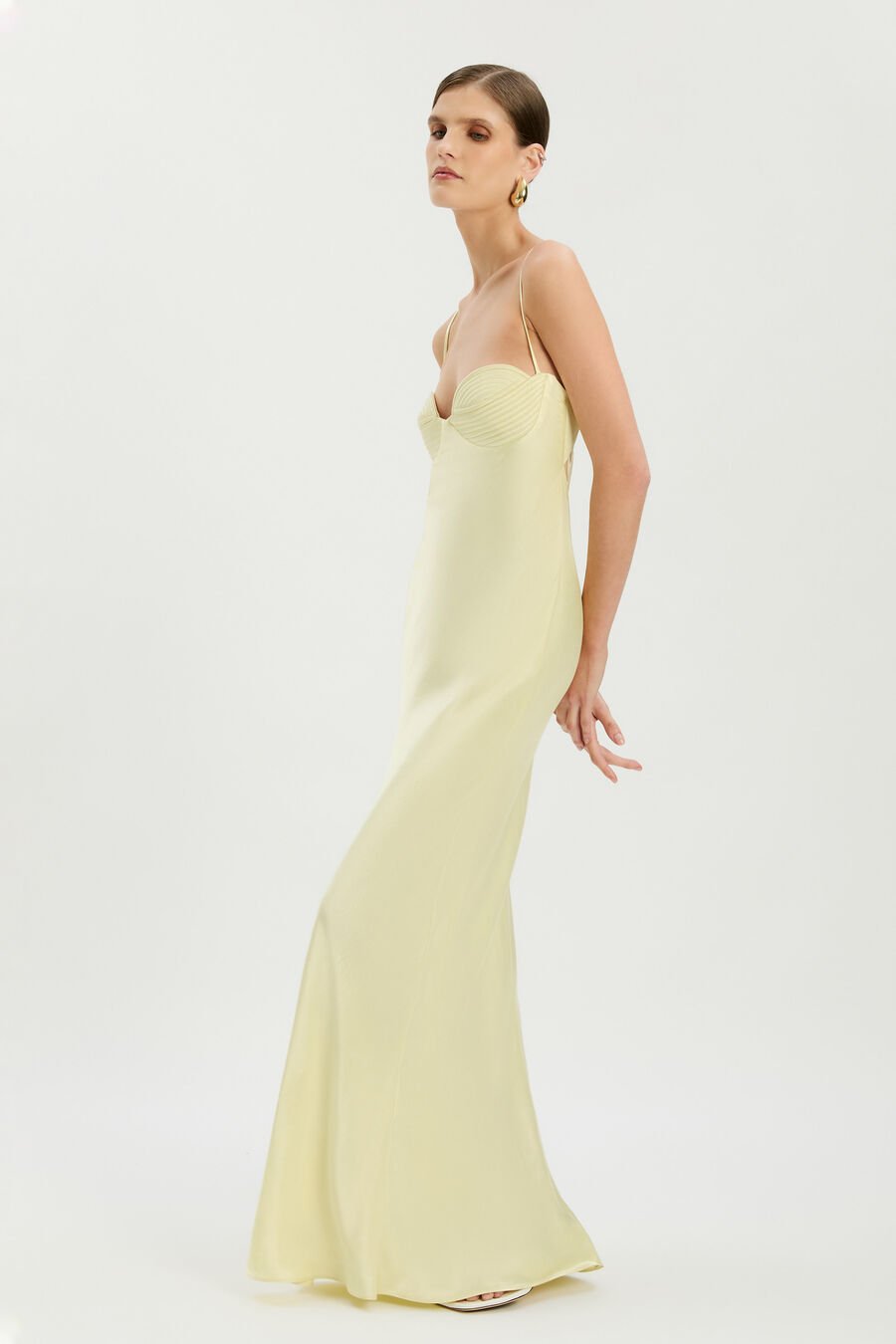 Devin Satin Maxi Dress