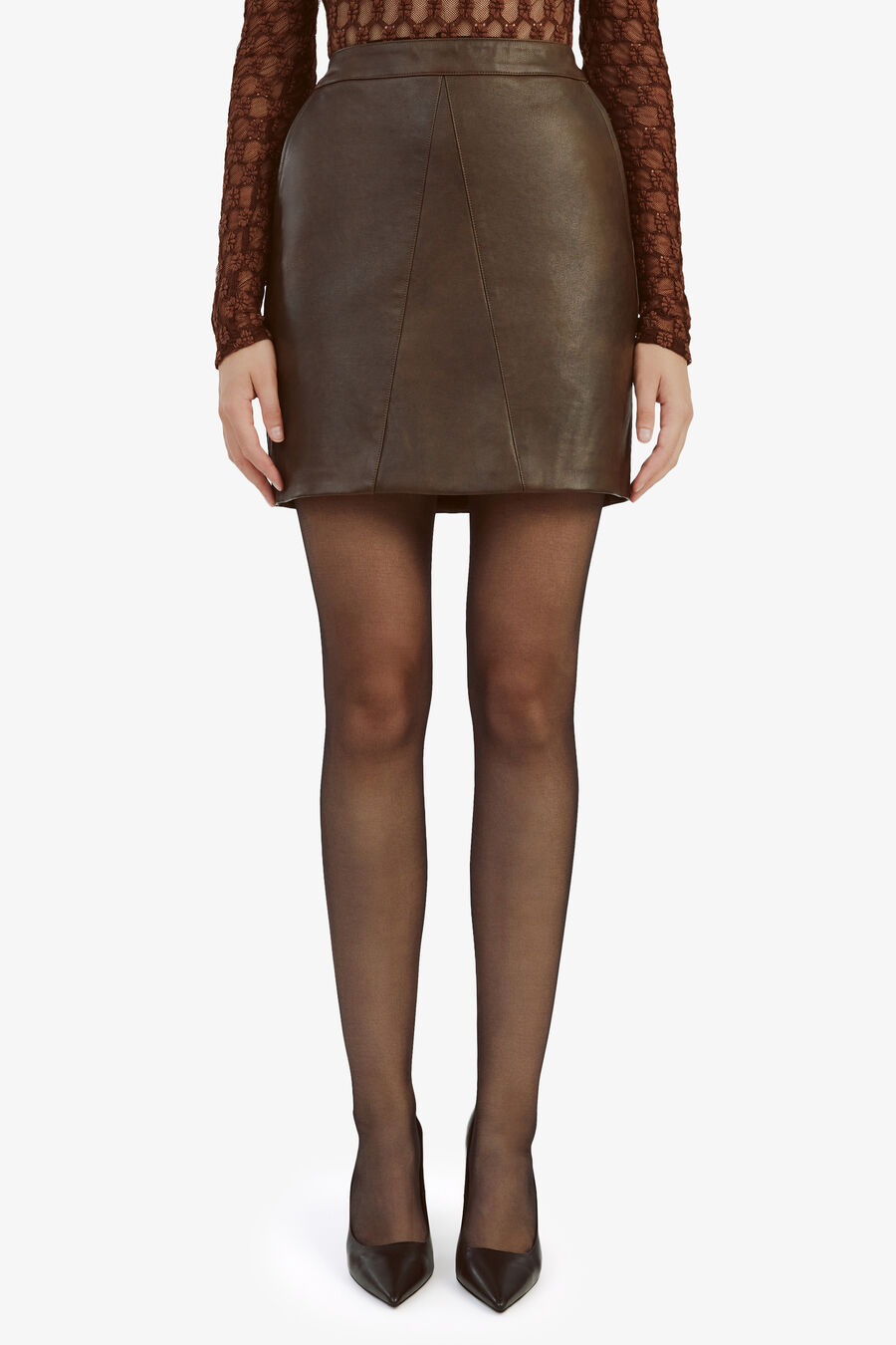 Alexis Vegan Leather Skirt