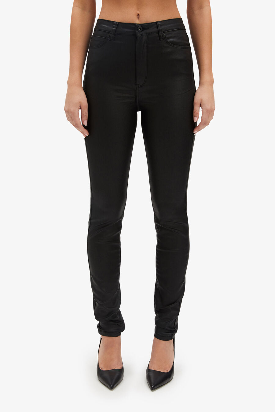 Khloe Hi Tall Coated Jeans