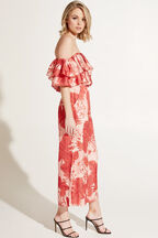 AURORA TOP in colour MINERAL RED