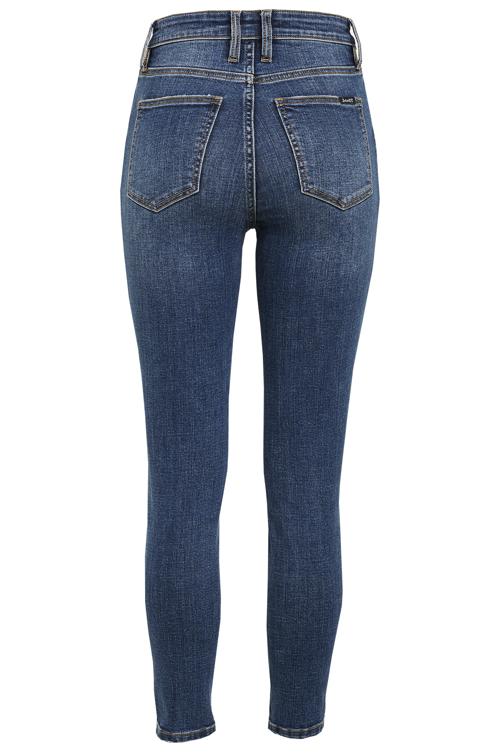 KHLOE HI CROP JEAN in colour TRUE NAVY