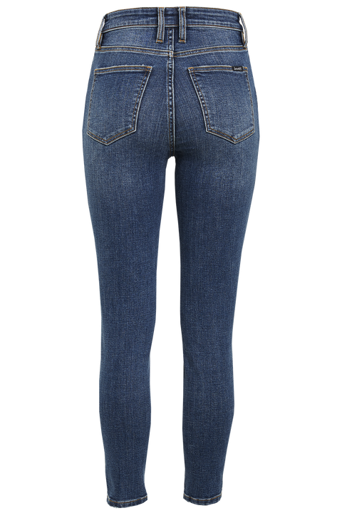 KHLOE HI CROP JEAN in colour TRUE NAVY