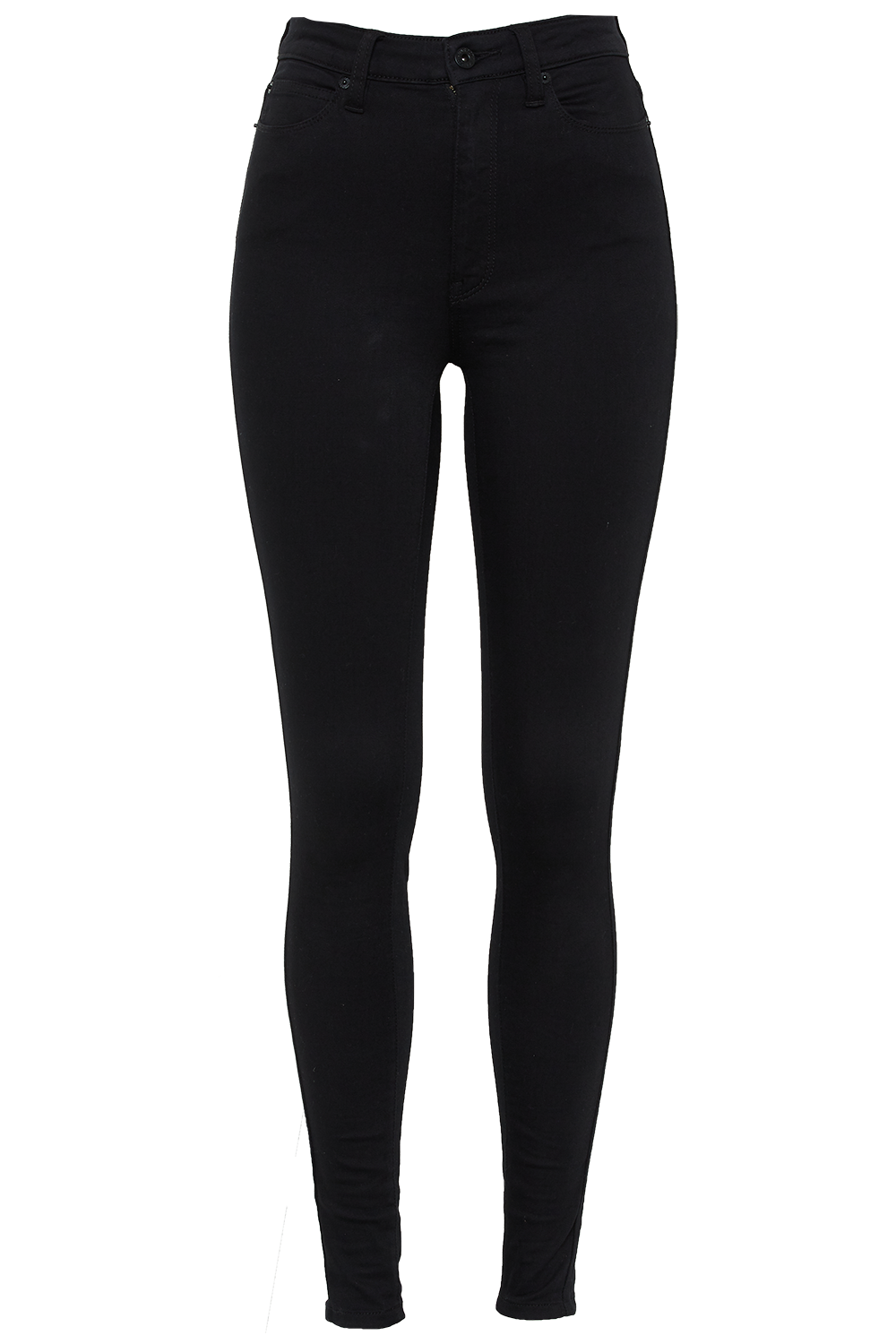 KHLOE SUPER HIGH TALL JEAN in colour CAVIAR