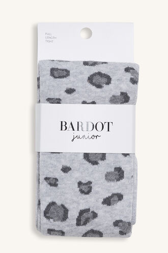 LEOPARD TIGHTS in colour GRAY MIST