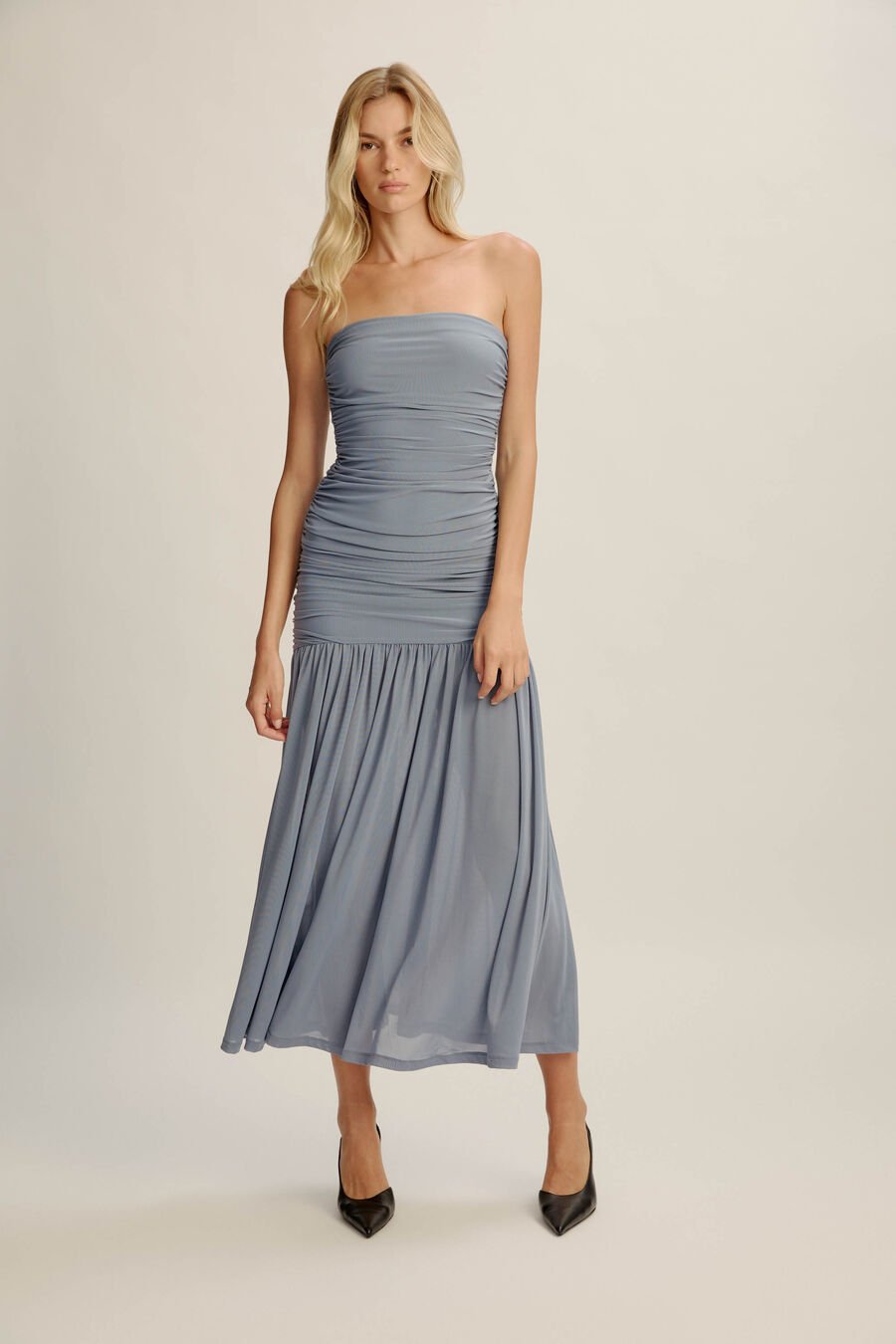 Solana Mesh Maxi Dress