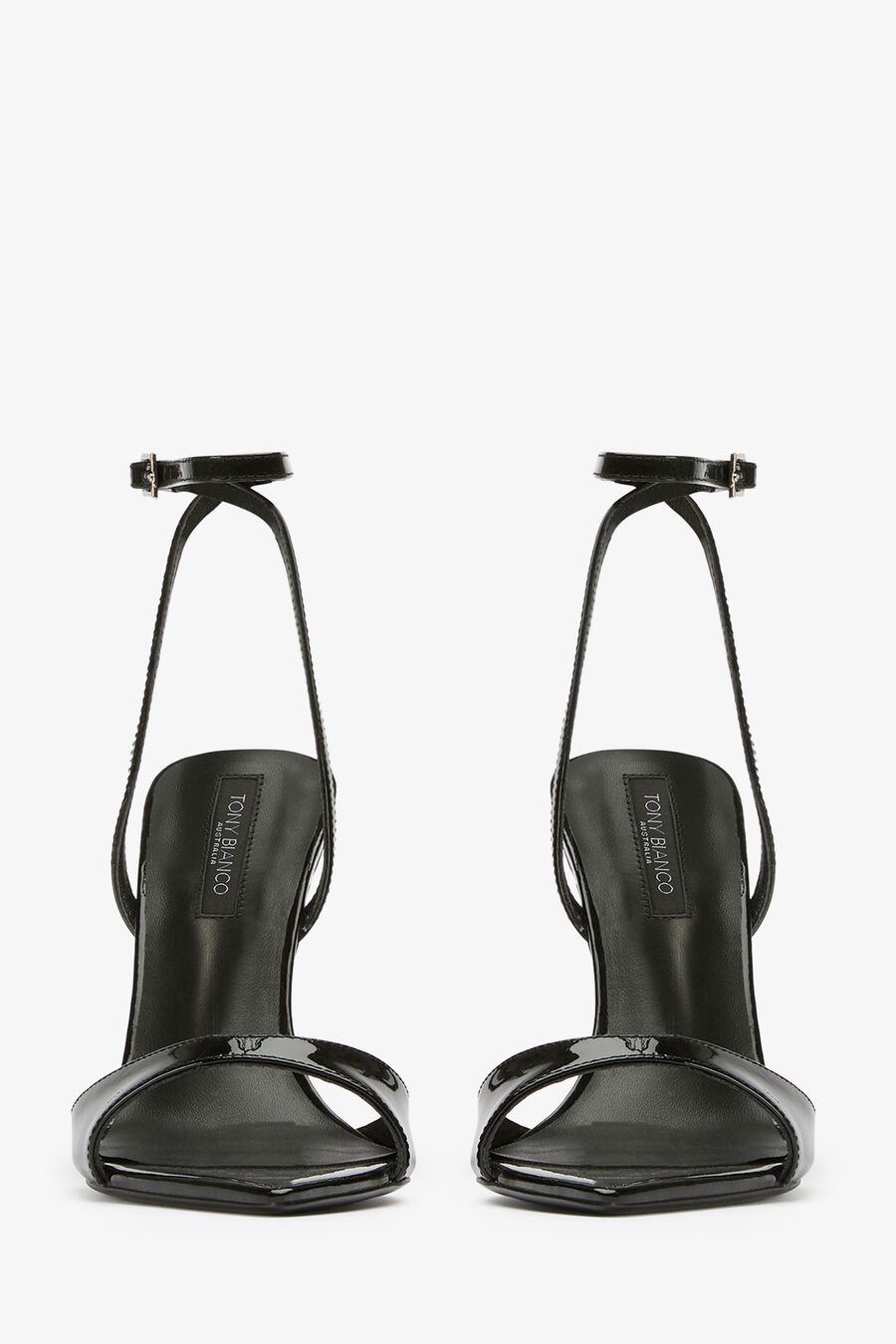 Tony Bianco Molly Black Patent Heels