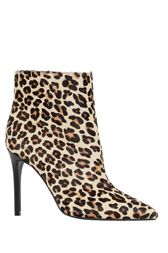 LEOPARD ANKLE BOOT in colour ANTELOPE