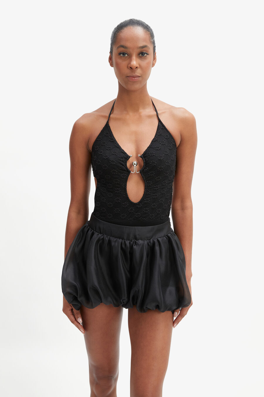 Rosala Halter Lace Bodysuit