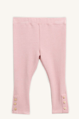 ALICE RIB LEGGING in colour BRIDAL ROSE