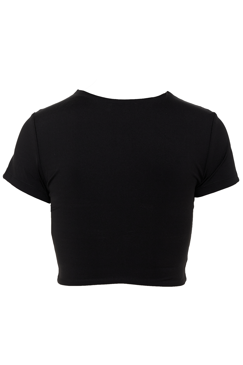 BRIE CROP TOP in colour CAVIAR