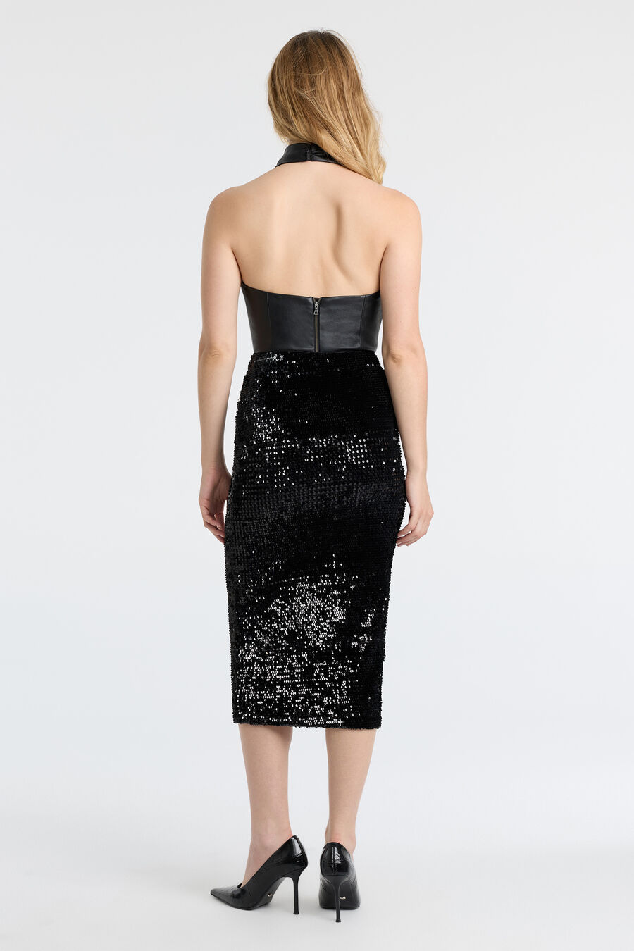 Gina Vegan Leather Top