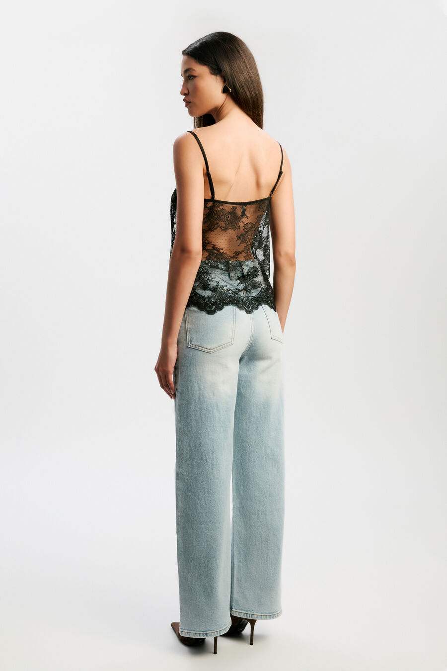 Hildie Sheer Lace Cami