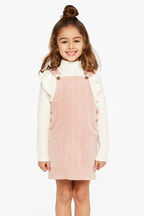 ELSA CORD PINNY in colour SILVER PEONY