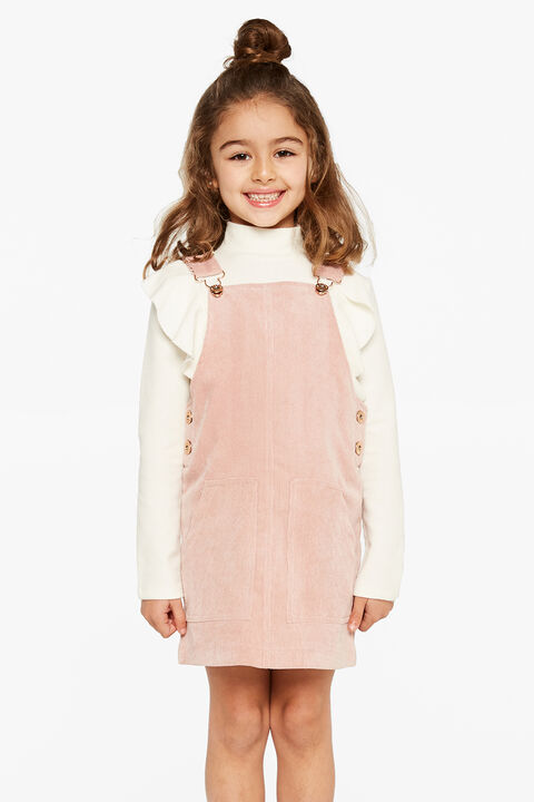 ELSA CORD PINNY in colour SILVER PEONY