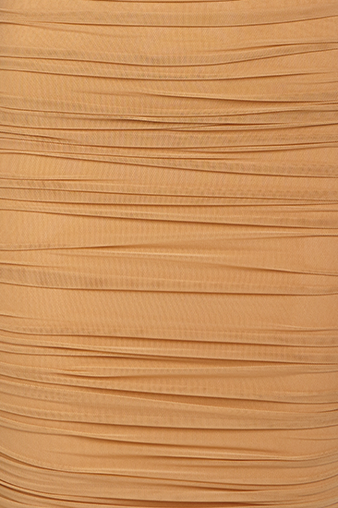 NAOMI DRESS in colour RUGBY TAN