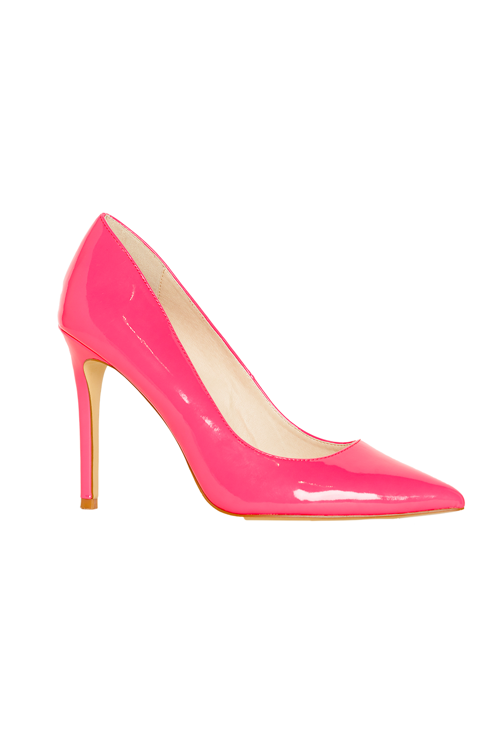 fluorescent pink heels