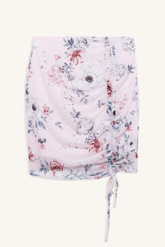 WILLOW FLORAL SKIRT in colour WHISPER PINK