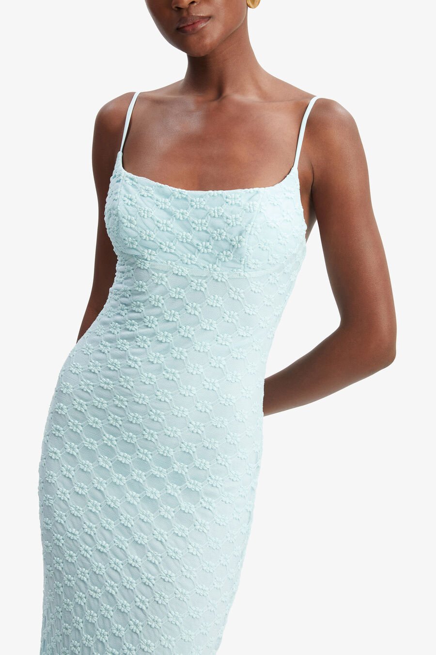 Adoni Mesh Midi Dress