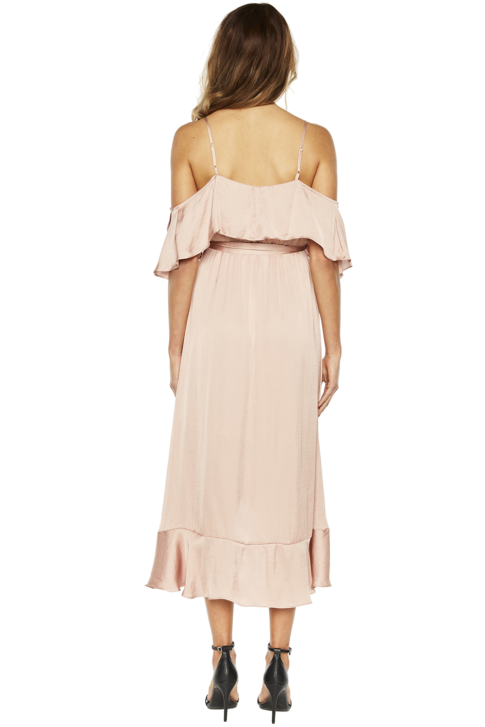 bardot bea wrap dress