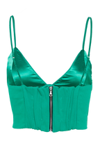 CARMEN BRALETTE in colour KELLY GREEN