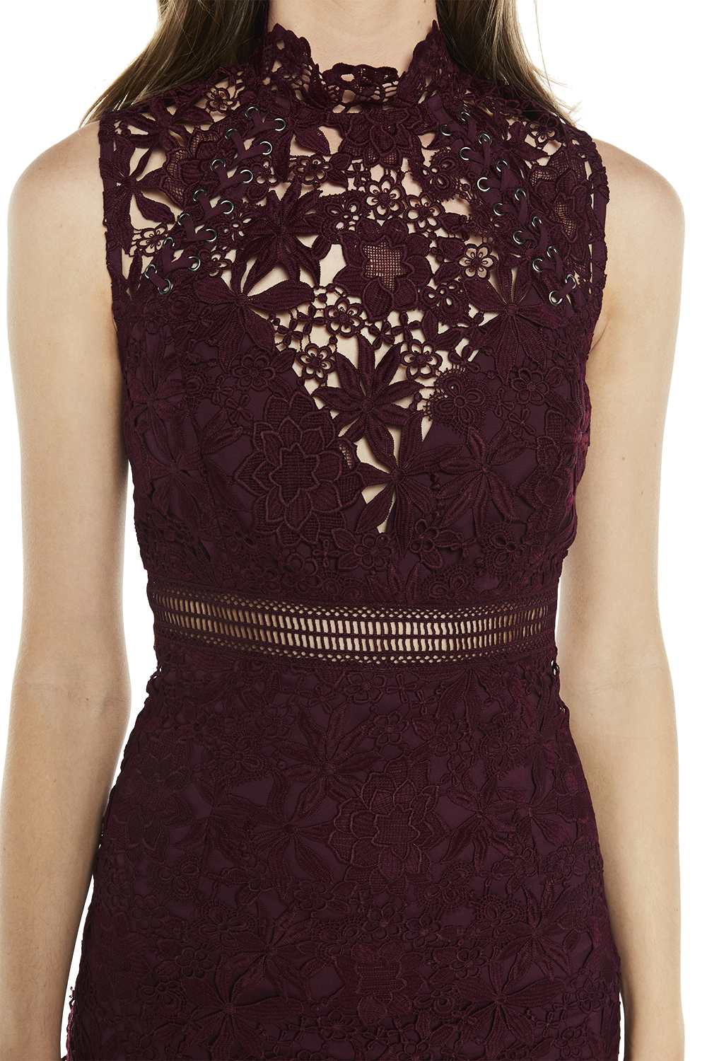 paris lace dress bardot