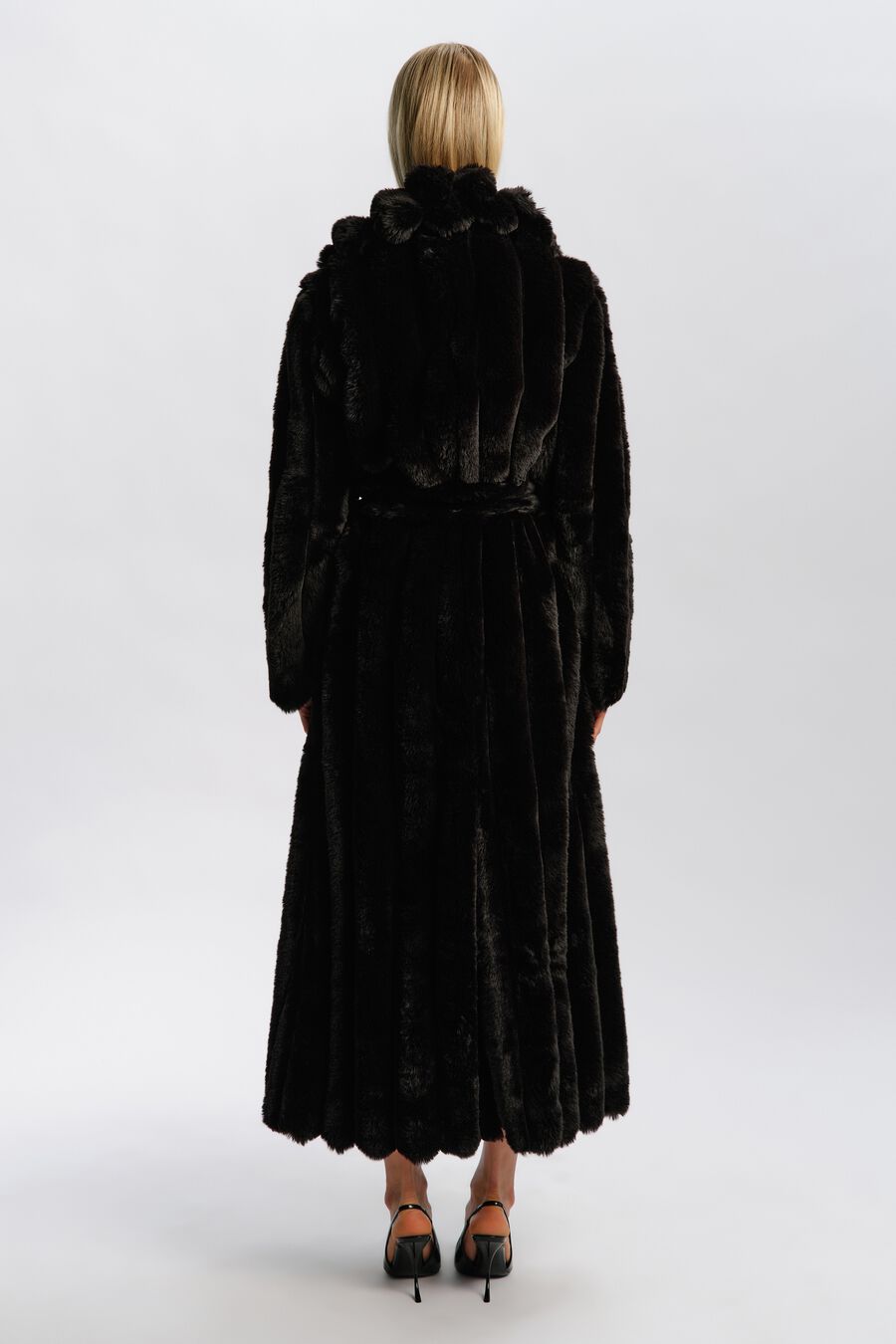 Marta Faux Fur Longline Coat