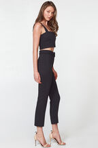 THERESE BUCKLE PANT in colour CAVIAR