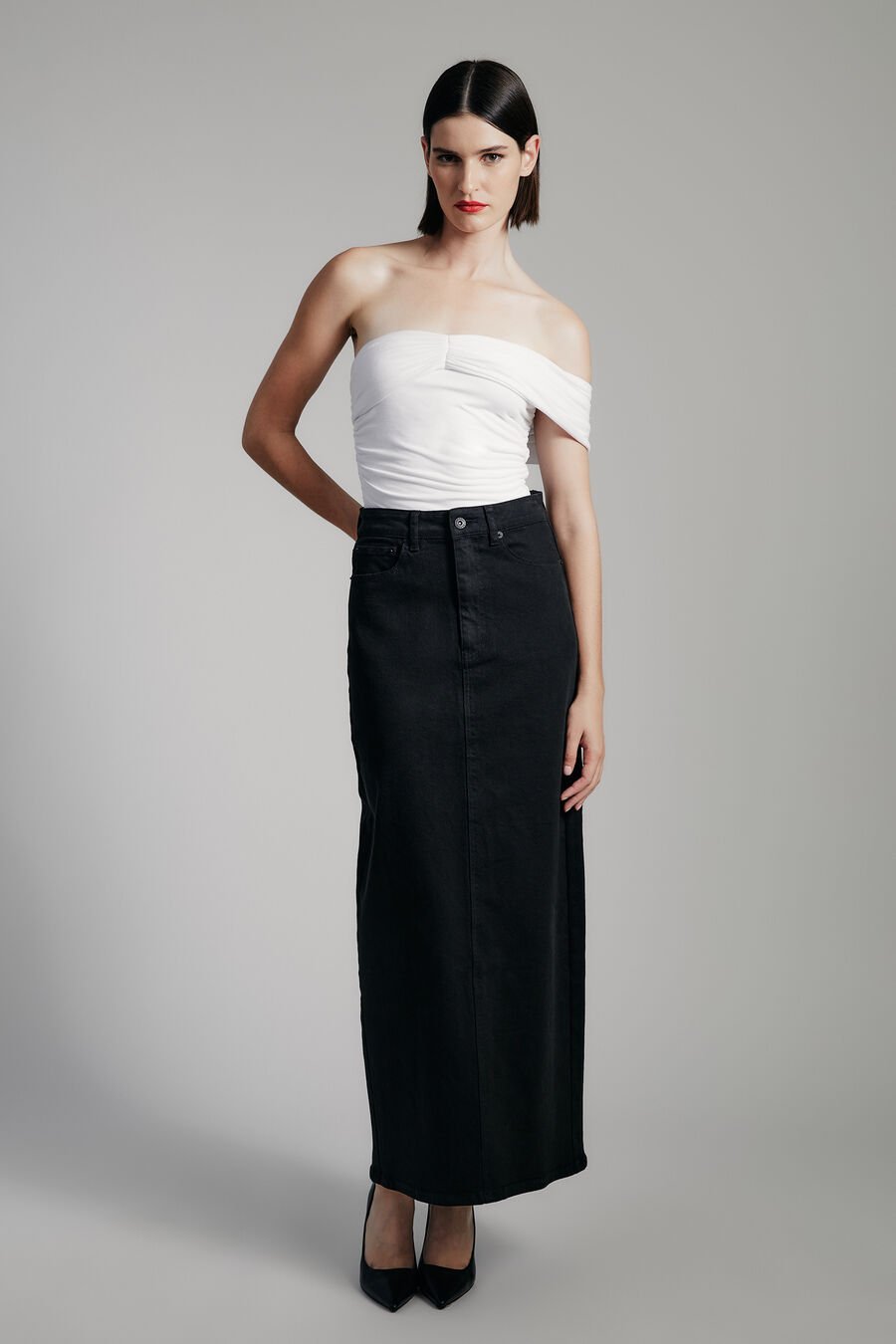 ANINA KNIT TOP in colour ORCHIDWHT