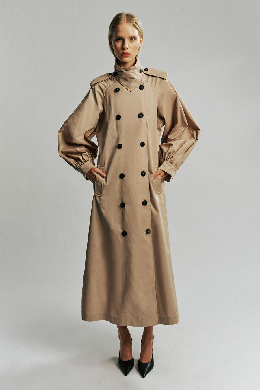Sorelle Longline Trench Coat