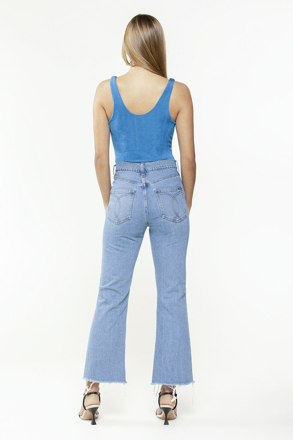 FARRAH BODYSUIT in colour BRIGHT COBALT