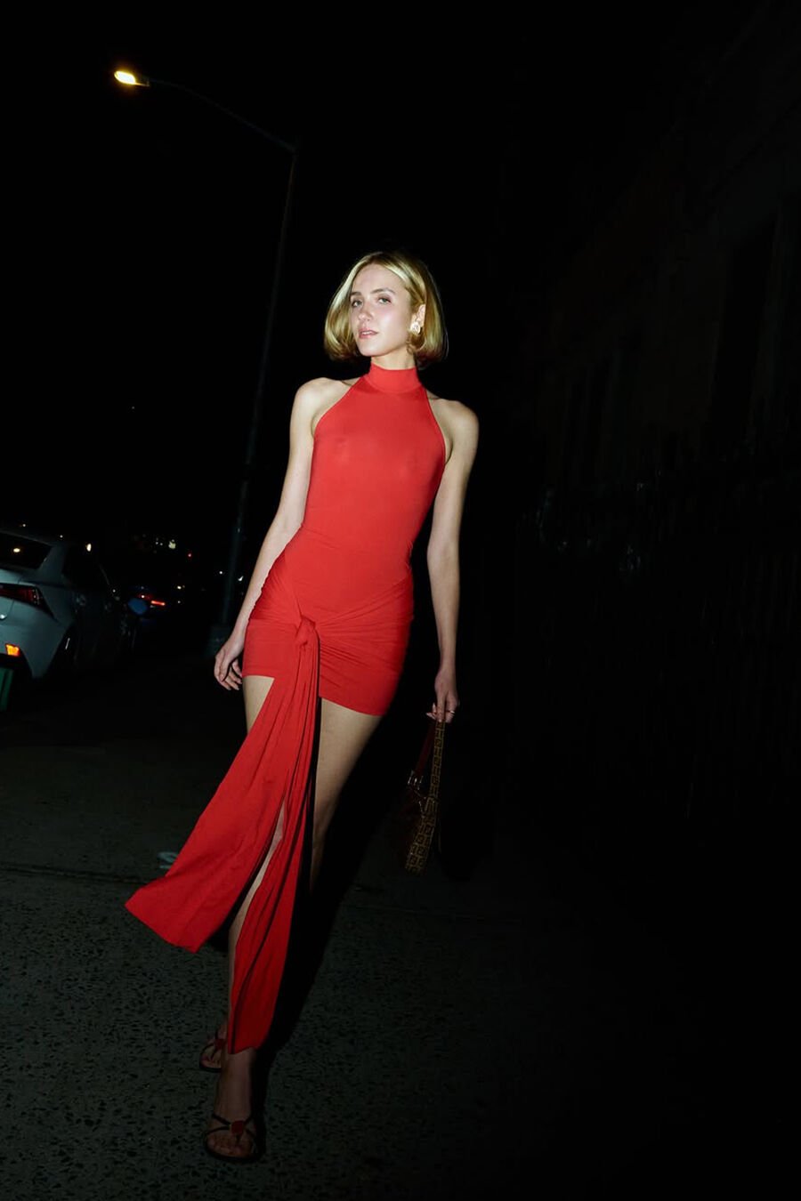 Isadora Mini Tie Front Dress