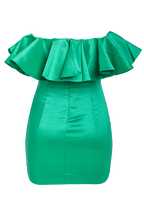 LULU MINI DRESS in colour BOSPHORUS