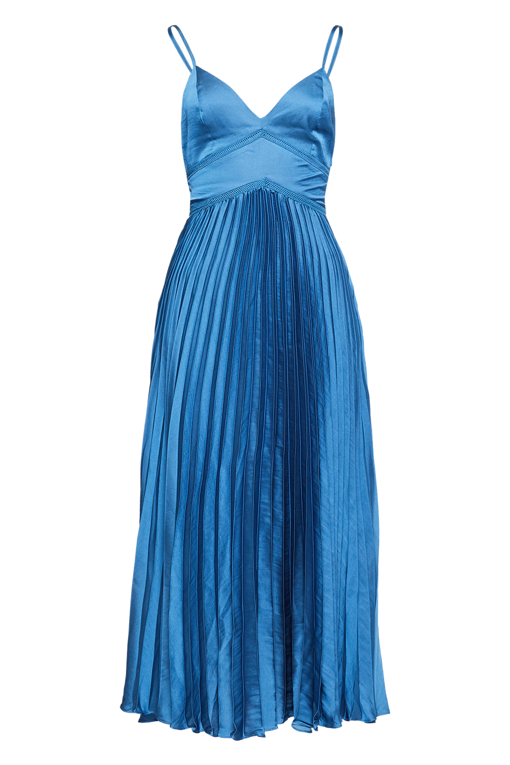 MARY PLEATED DRESS in colour BAYBERRY
