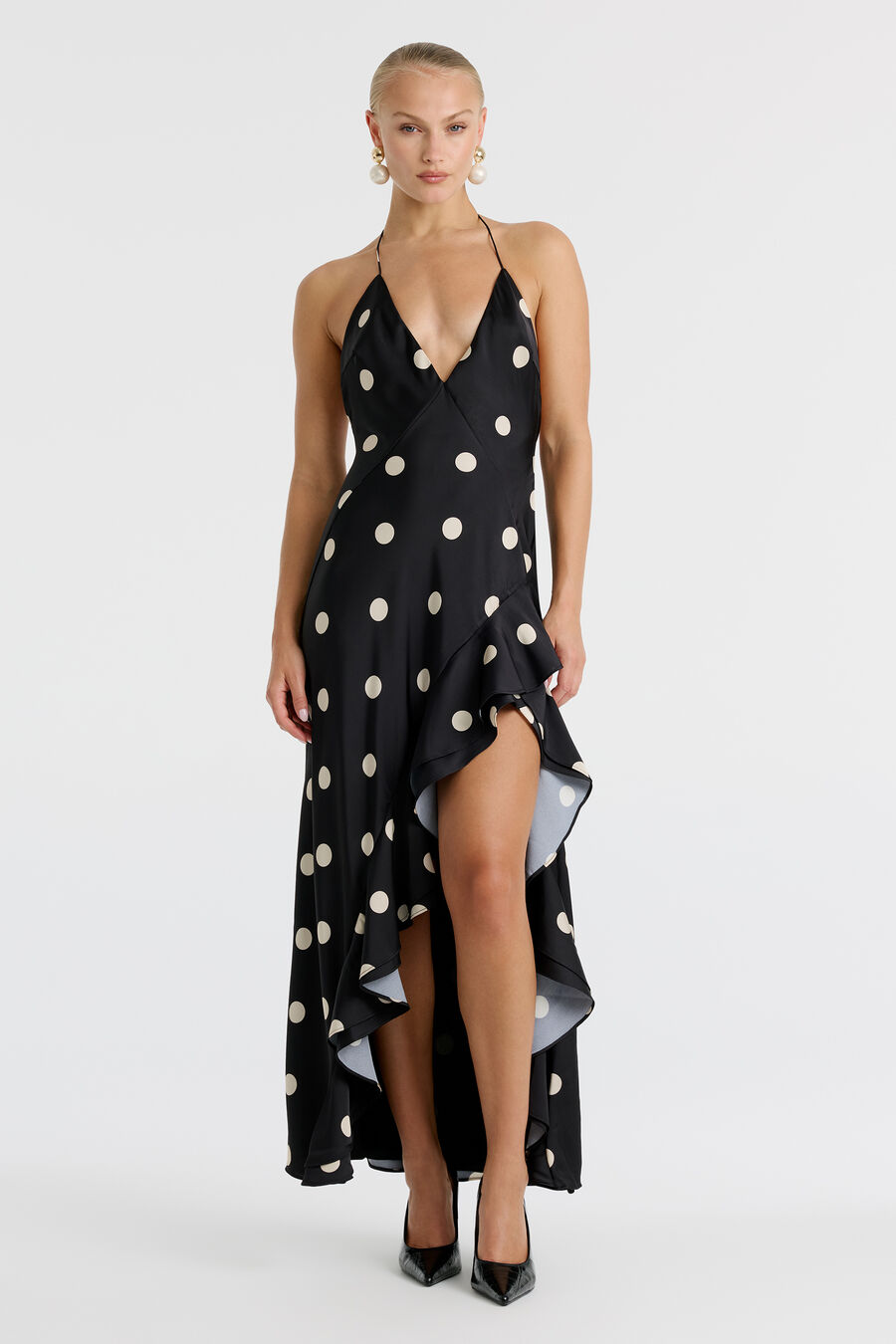 Selene Halter Maxi Dress