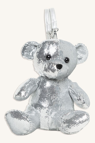 BEAR BACKPACK in colour SILVER