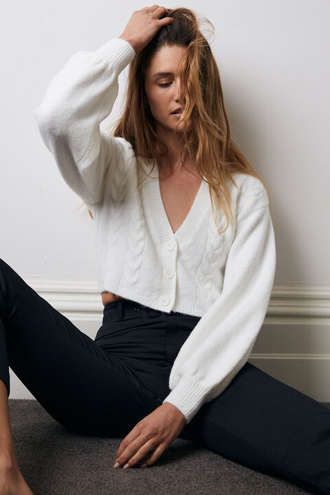 THERESE BUCKLE PANT in colour CAVIAR