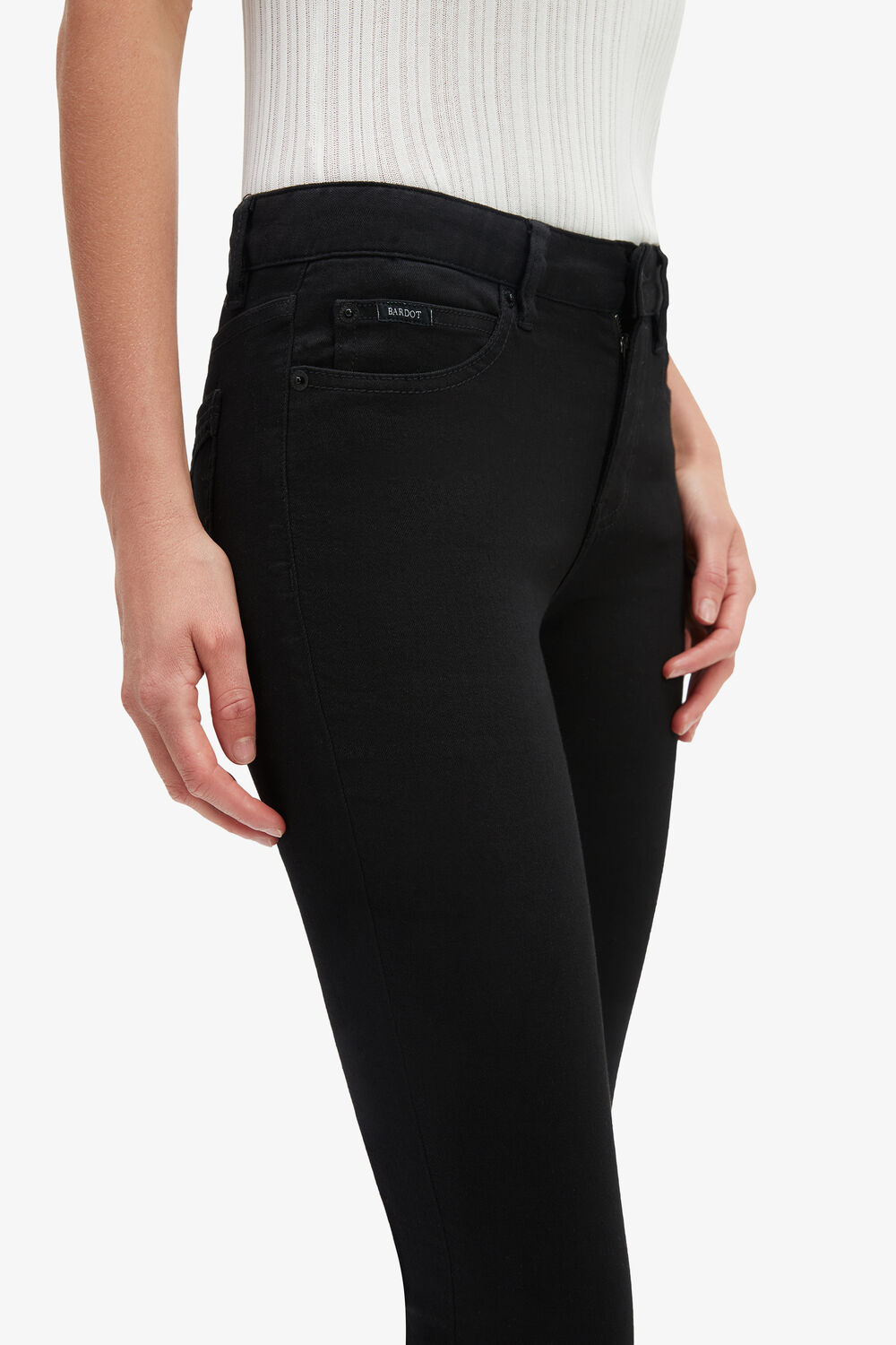 KATE HIPSTER JEAN in colour JET BLACK