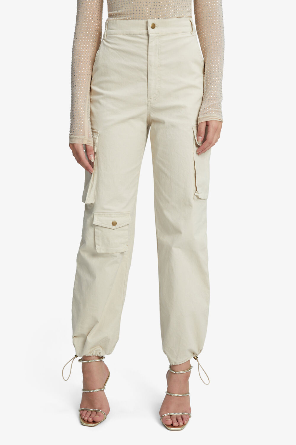 BECCA CARGO PANT in colour TAN