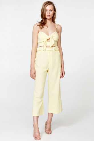 BEVERLY TIE TOP in colour SUNSHINE