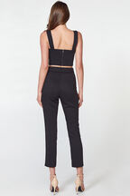 THERESE BUCKLE PANT in colour CAVIAR