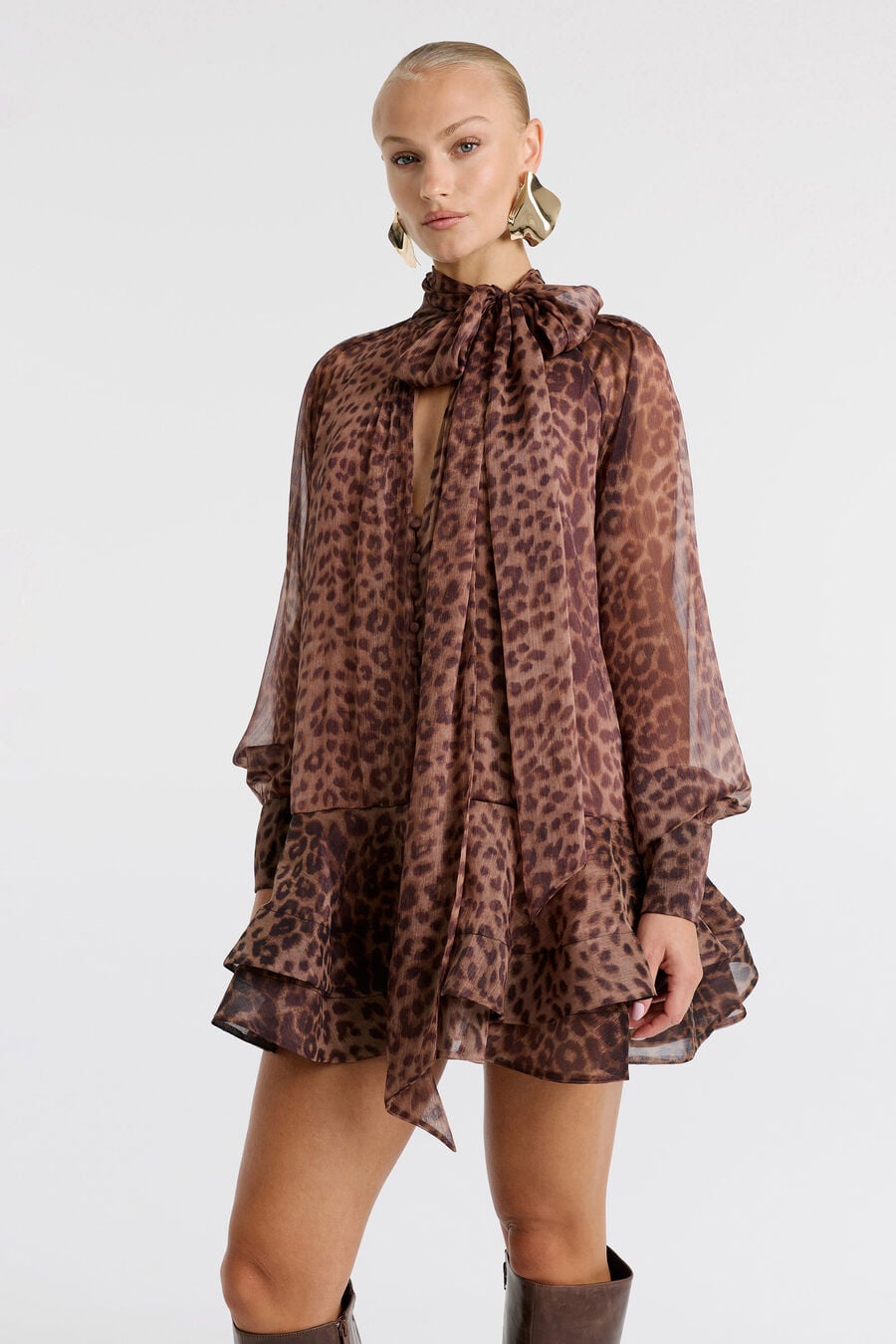 Adrie Babydoll Mini Dress