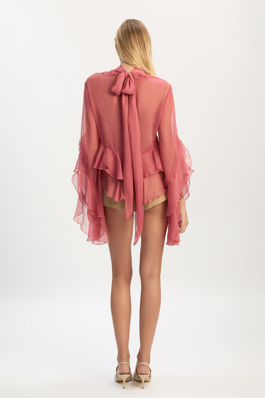 Anyssa Ruffle Blouse