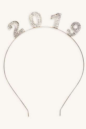 HAPPY 2019 HEADBAND in colour GOLD EARTH